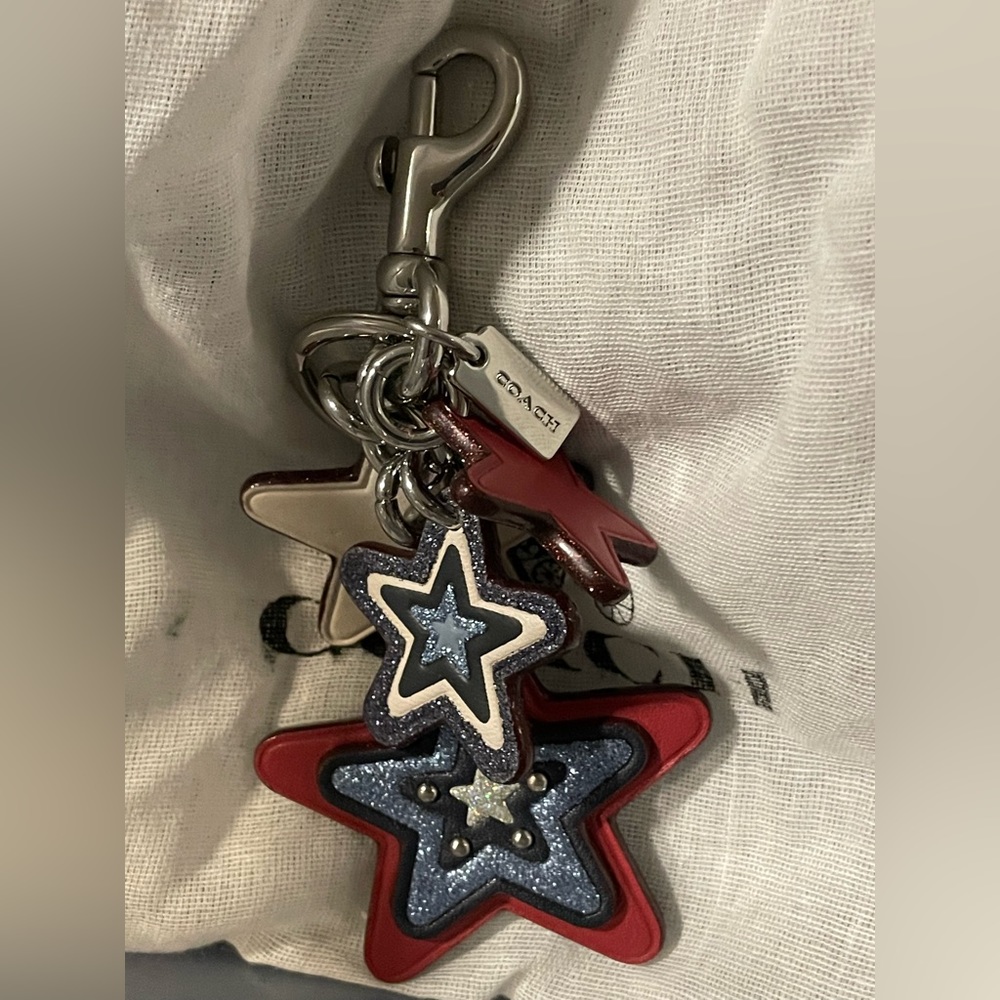 Coach bag charm